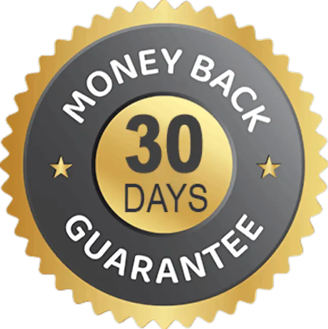 30 days money back guarantee